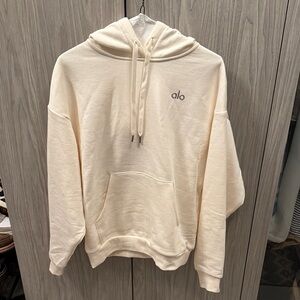 Alo Accolade Hoodie - Ivory XS